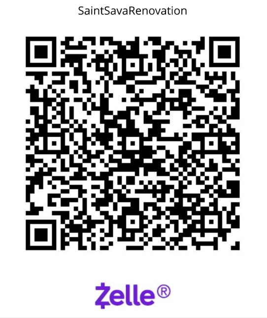 Zelle QR code for donations